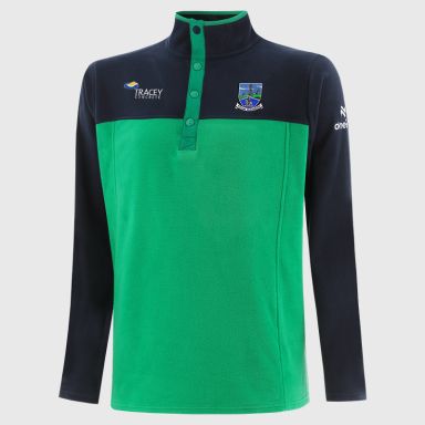 Fermanagh GAA Men's Kai Snap Button Fleece Green from O’Neills 