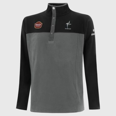 Kildare GAA Kids' Kai Snap Button Fleece Grey from O’Neills 