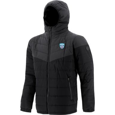 Keighley RUFC Kids' Maddox Hooded Padded Jacket Black