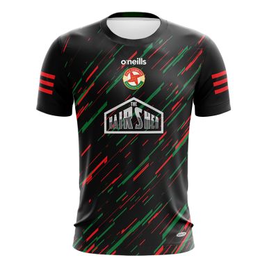 Kiltubrid GAA Women's Fit Short Sleeve Training Top Black