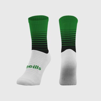 Holy Trinity College, Cookstown Koolite Max Midi Socks White / Black / Green