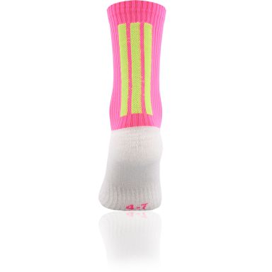 pink and green Koolite Max socks with a white foot from O'Neills