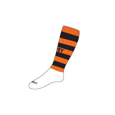 Erins Own Lavey G.A.C Koolite Max Hoops Socks Orange / Black