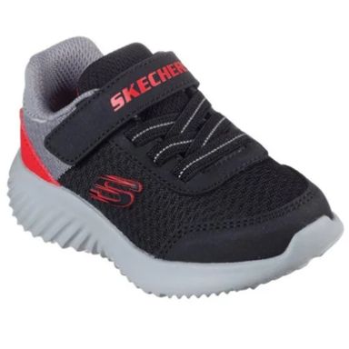 Black red and grey Skechers Kids' Bounder - Trekzic Infant Trainers from O'Neills.