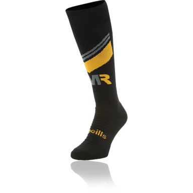 Leigh Miners Rangers Kids' Koolite Max Socks Black / Amber