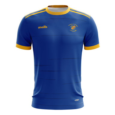 Loreto College, Coleraine Women's Shortsleeve Training Top (Compulsory) Royal / Amber