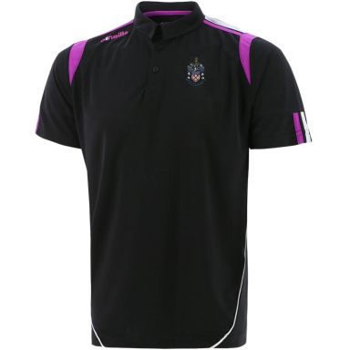 Exmouth RFC Kids' Loxton Polo Shirt Black / Purple / White