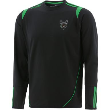 St. Joseph's College, Belfast Kids' Loxton Brushed Crew Neck Top Black / Green