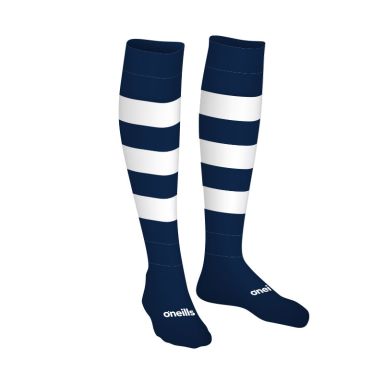 Macclesfield RUFC Koolite Max Football Sock Marine / White