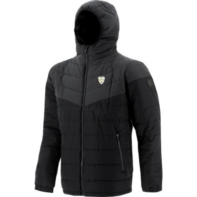 Blacks and Whites GAA Maddox Hooded Padded Jacket