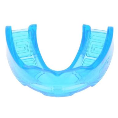 Blue Makura Lithos Pro Senior Mouth Guard, specifically designed for wearers of fixed braces from O'Neills