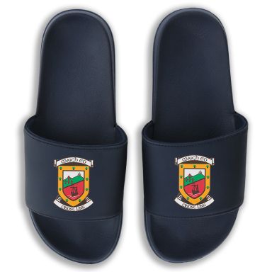 Marine Mayo GAA Zora pool sliders with Mayo GAA crest on the front by O’Neills.