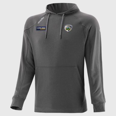 Laois GAA Men's Momentum Fleece Pullover Hoodie Dark Grey from O’Neills Sportswear