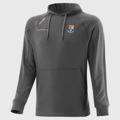 Longford GAA Men's Momentum Fleece Pullover Hoodie Dark Grey from O’Neills Sportswear