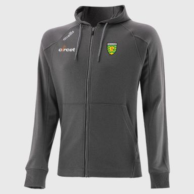 Donegal GAA Men's Momentum Fleece Full Zip Hoodie Grey from O’Neills Sportswear