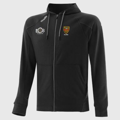 Down GAA Men's Momentum Fleece Full Zip Hoodie Black from O’Neills Sportswear