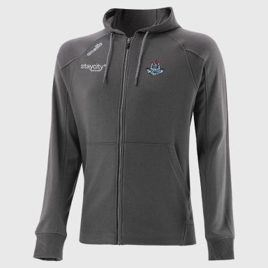 Dublin GAA Men's Momentum Fleece Full Zip Hoodie Grey from O’Neills Sportswear