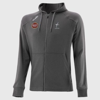 Kildare GAA Men's Momentum Fleece Full Zip Hoodie Grey from O’Neills Sportswear