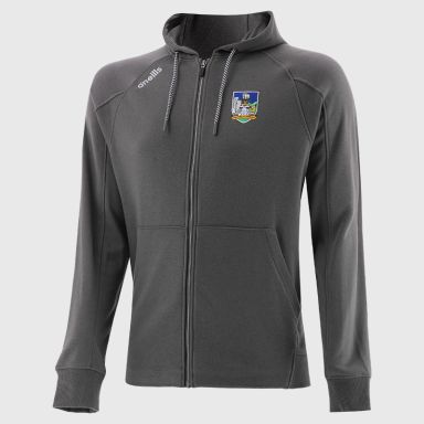 Limerick GAA Men's Momentum Fleece Full Zip Hoodie Grey from O’Neills Sportswear