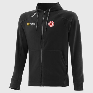 Tyrone GAA Men's Momentum Fleece Full Zip Hoodie Black from O’Neills Sportswear