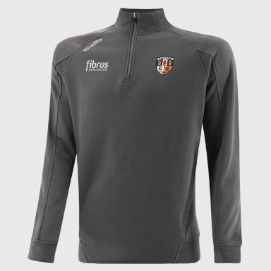 Antrim GAA Men's Momentum Half Zip Fleece Top Dark Grey from O’Neills Sportswear
