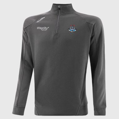 Dublin GAA Men's Momentum Half Zip Fleece Top Dark Grey from O’Neills Sportswear