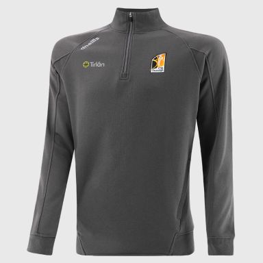 Kilkenny GAA Men's Momentum Half Zip Fleece Top Dark Grey from O’Neills Sportswear