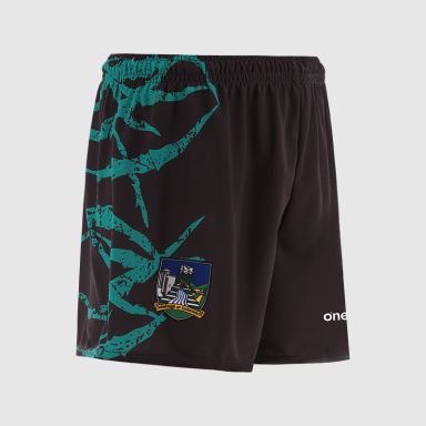 Dark Grey Limerick GAA Kids' Training Shorts by O’Neills.