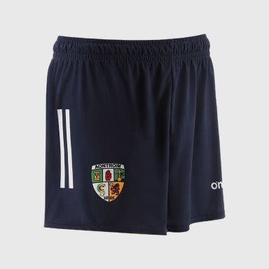 Navy Antrim GAA Kids' Training Shorts by O’Neills.