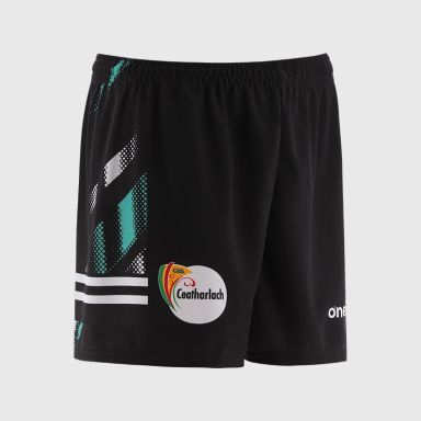 Black Carlow GAA Training Shorts by O’Neills.