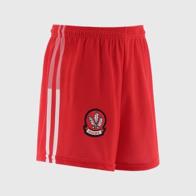 O'Neills Derry GAA Kids' 2 Stripe Home Shorts 2026