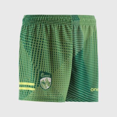 Green Kerry GAA Kids' Training Shorts by O’Neills.