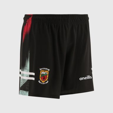 Black Mayo GAA Men's Training Shorts by O’Neills.