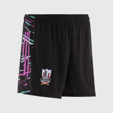 Black Cork GAA Training Shorts by O'Neills
