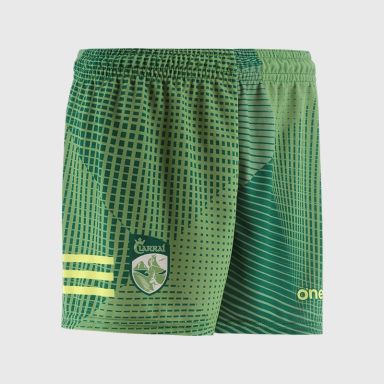 Green Kerry GAA Kids' Training Shorts by O’Neills.