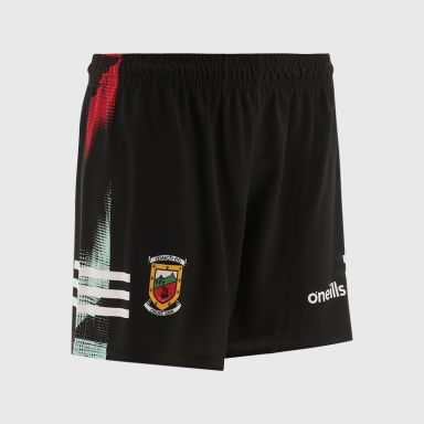 Black Mayo GAA Men's Training Shorts by O’Neills.