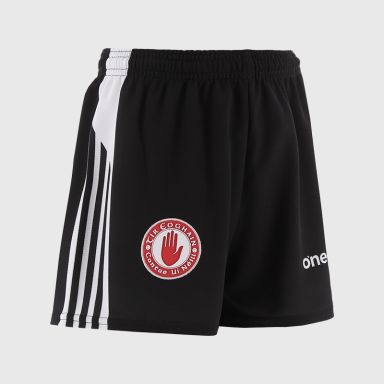 Black Tyrone GAA Kids' Goalkeeper Shorts by O’Neills.