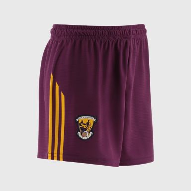 Purple Wexford GAA Kids' Goalkeeper Shorts by O’Neills.