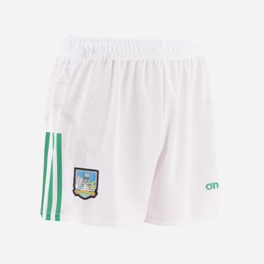 White Limerick GAA Home Shorts 2025 by O'Neills.