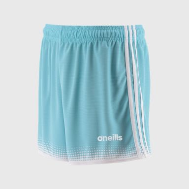 Kids' Blue and White Nelson GAA shorts from O'Neills.