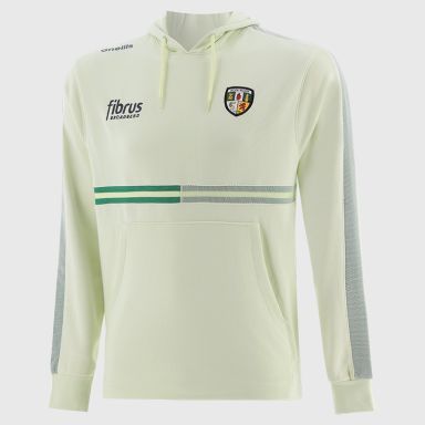 Antrim GAA Men's Nepal Fleece Hoodie Beige / Green from O’Neills