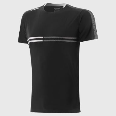 O'Neills Men's Nepal T-Shirt Black / Silver