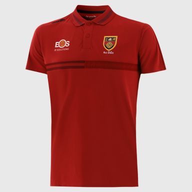 Red Down GAA Men's Nepal Polo Shirt by O'Neills