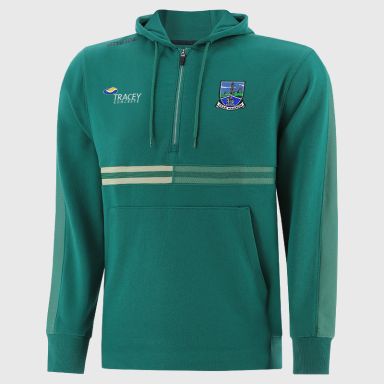 Green Fermanagh GAA Men's Nepal Fleece Half Zip Hoodie from O’Neills. 