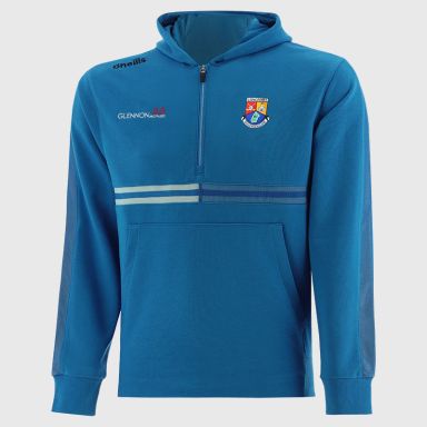 Blue / Black Longford GAA Kid's Nepal Fleece Half Zip Hoodie from O’Neills. 