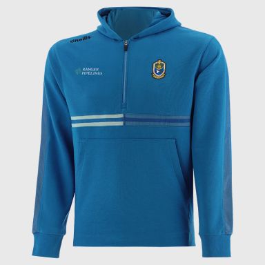 O'Neills Roscommon GAA Kids' Nepal Fleece Half Zip Hoodie Blue / Black