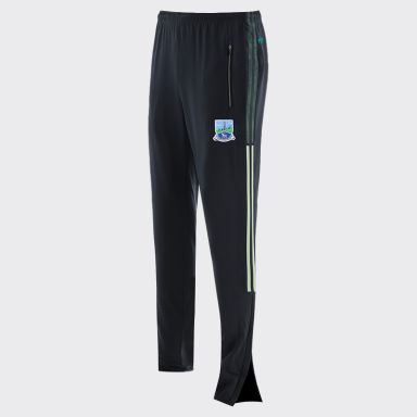 Fermanagh GAA Men's Nepal Brushed Skinny Tracksuit Bottoms from O’Neills with elasticated waistband, 2 zipped pockets and outer leg zips.
