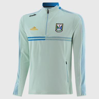 O'Neills Cavan GAA Kids' Nepal Brushed Half Zip Top Blue.