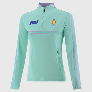 Green Clare GAA Women's Nepal Brushed Half Zip Top from O'Neills