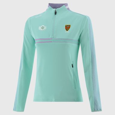 Green Down GAA Women's Nepal Brushed Half Zip Top from O'Neills
